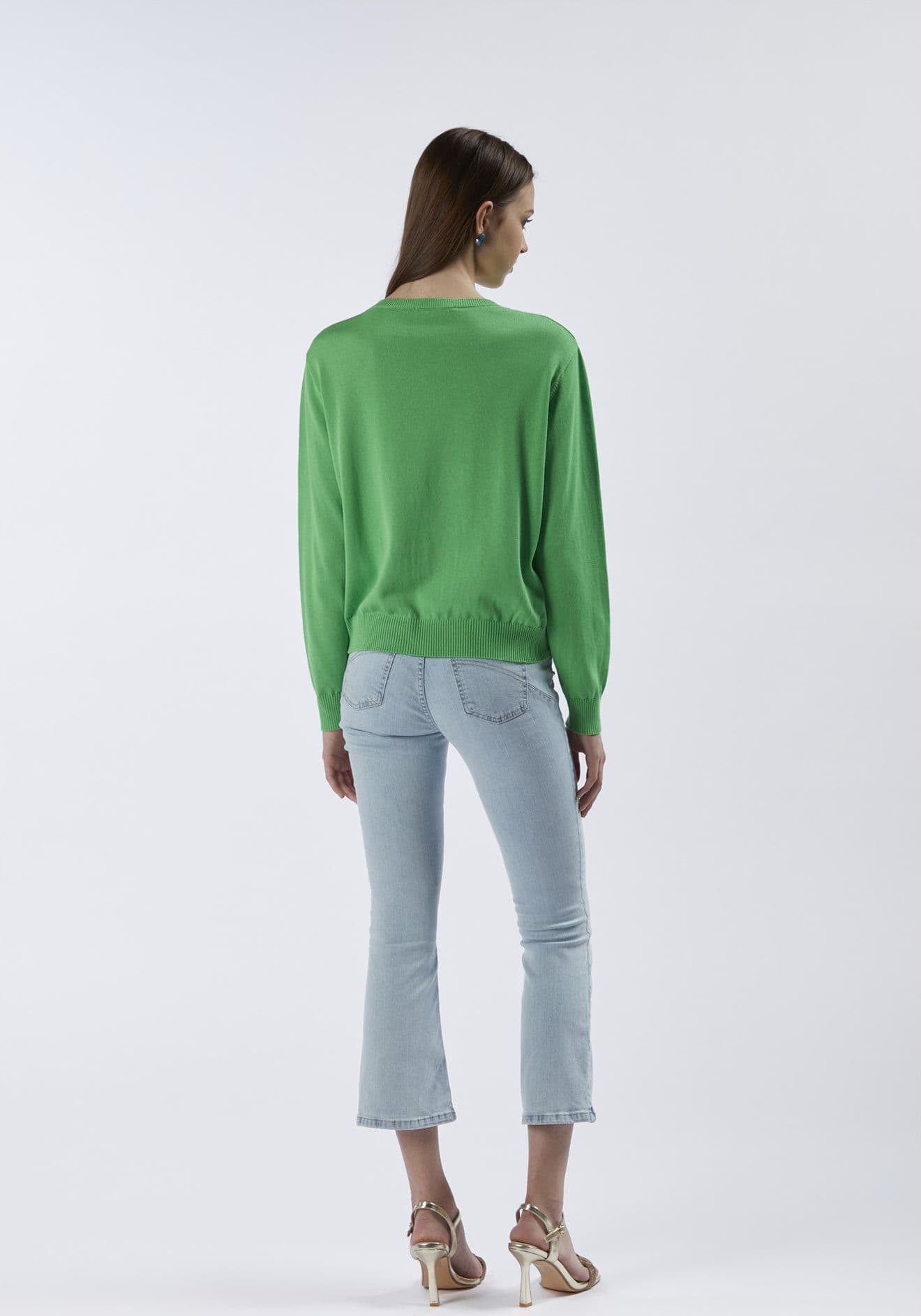 MAGLIA GIROCOLLO BE A FLOWER in Maglioni 3A Moda Mare Sport - Bellaria Igea Marina, commercioVirtuoso.it