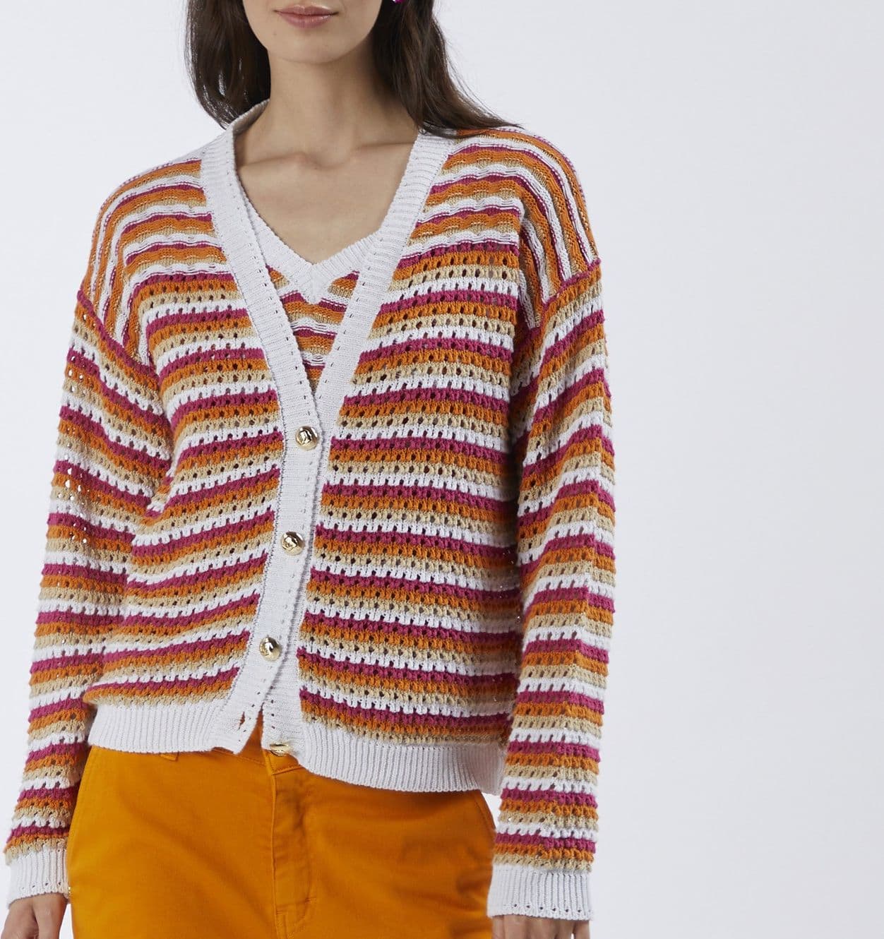 CARDIGAN CROCHET in Cardigan 3A Moda Mare Sport - Bellaria Igea Marina, commercioVirtuoso.it
