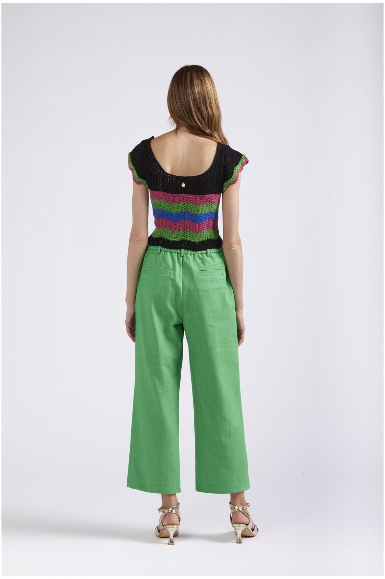 TOP MULTICOLOR LAVORAZIONE CROCHET in Filato 3A Moda Mare Sport - Bellaria Igea Marina, commercioVirtuoso.it