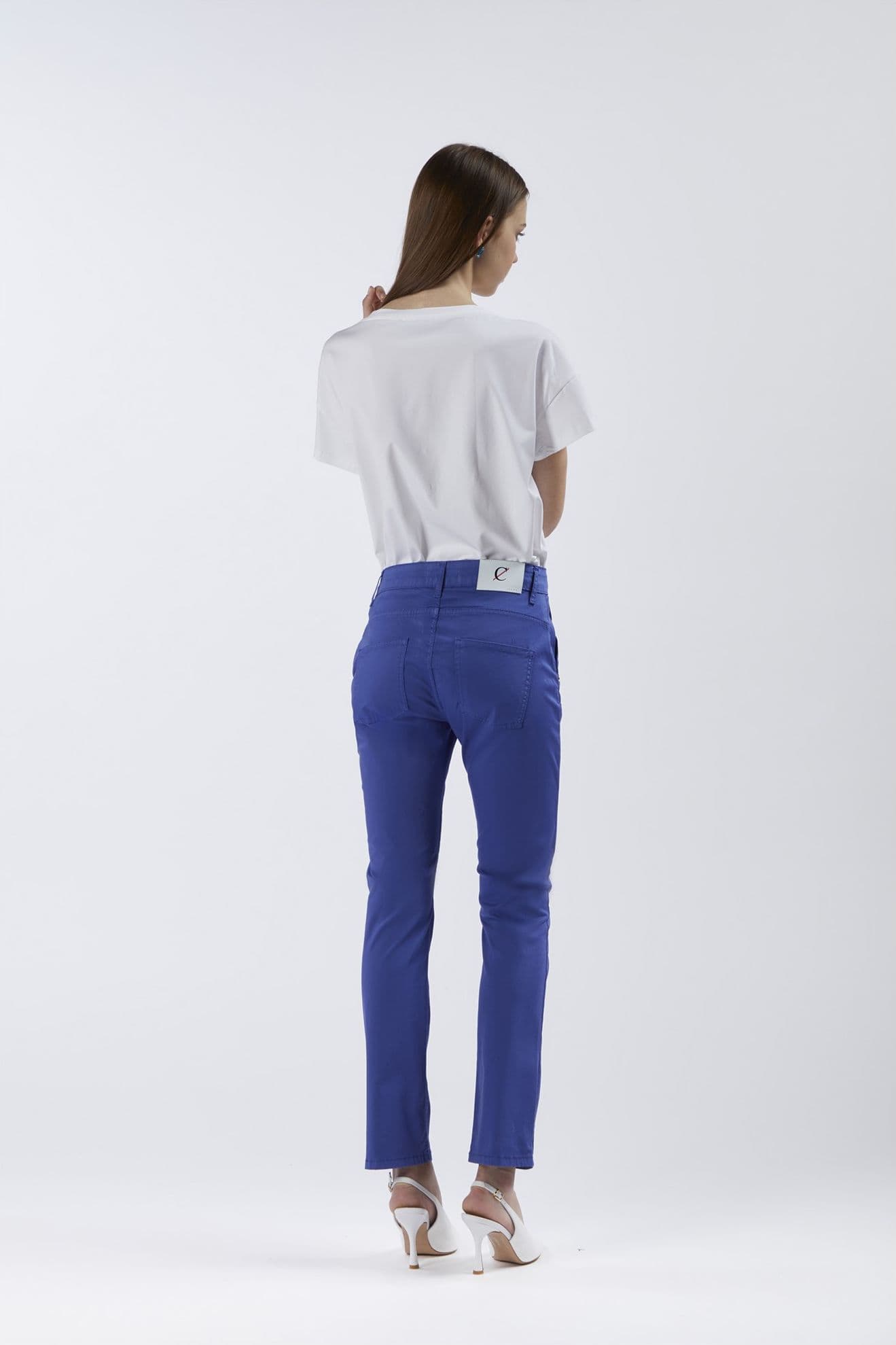 PANTALONE SLIM TINTO CAPO in Pantaloni 3A Moda Mare Sport - Bellaria Igea Marina, commercioVirtuoso.it