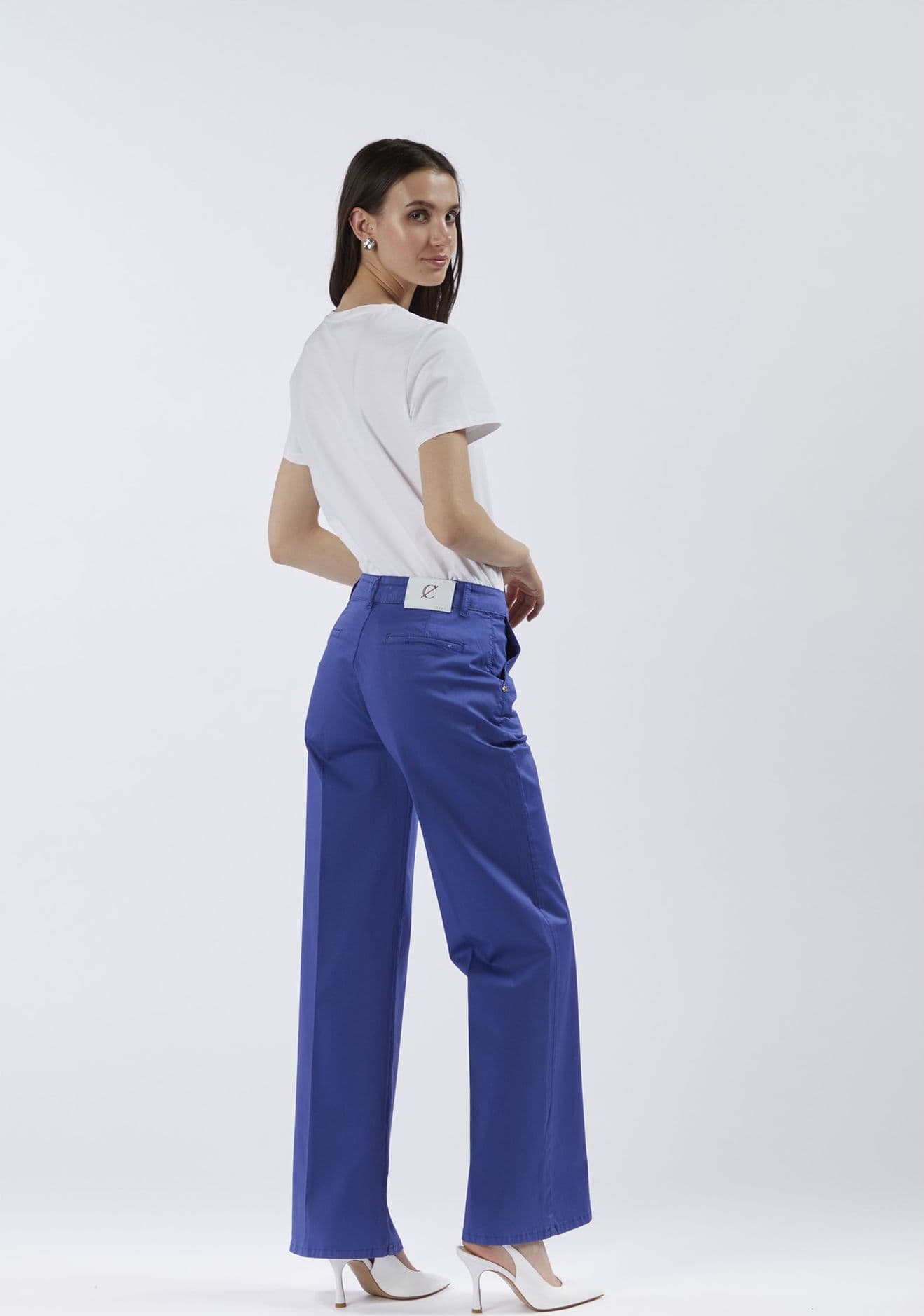 PANTALONE WIDE LEG TINTO CAPO in Pantaloni 3A Moda Mare Sport - Bellaria Igea Marina, commercioVirtuoso.it