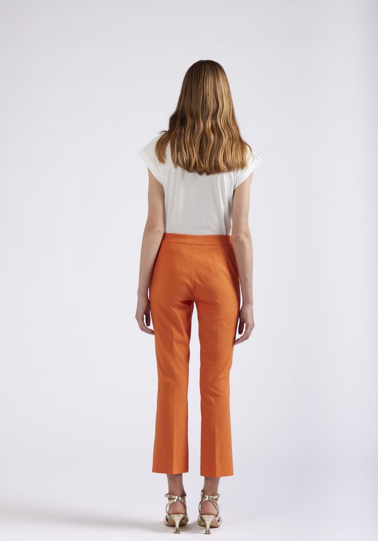 PANTALONE CROPPED FLARE TESSUTO SUPERSTRETCH in Pantaloni 3A Moda Mare Sport - Bellaria Igea Marina, commercioVirtuoso.it