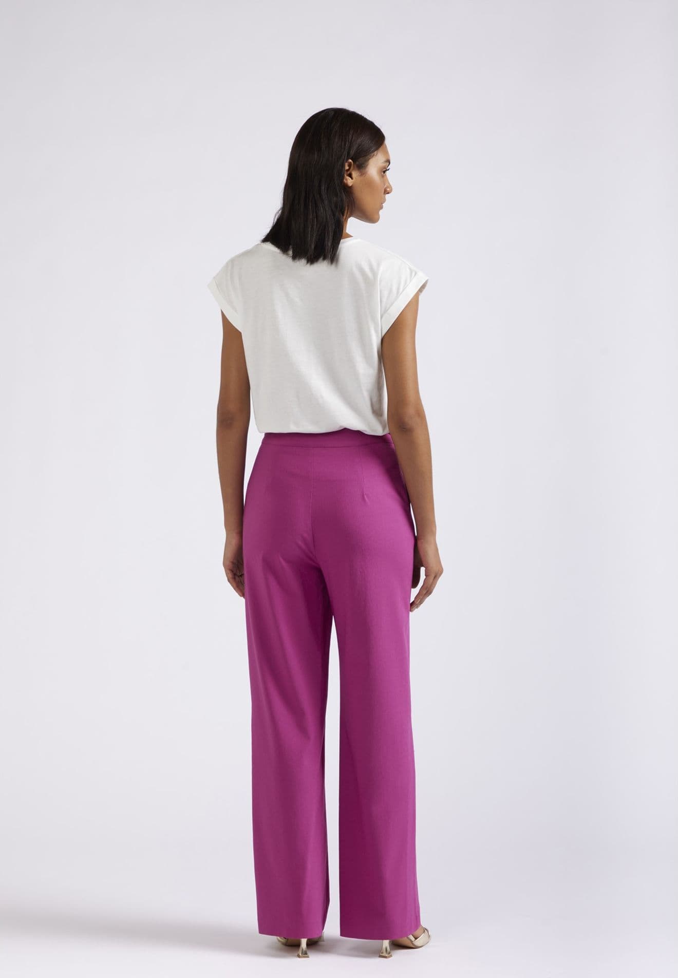 PANTALONE PALAZZO TESSUTO SUPERSTRETCH in Pantaloni 3A Moda Mare Sport - Bellaria Igea Marina, commercioVirtuoso.it