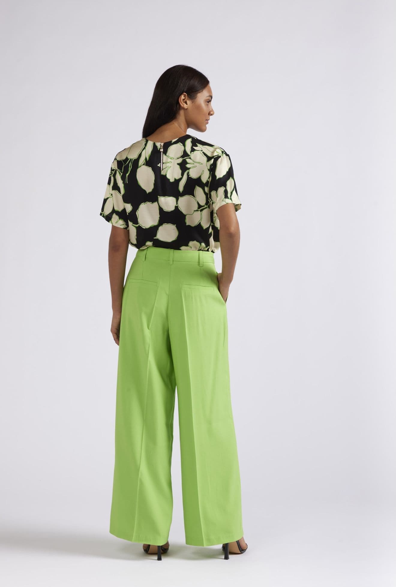 PANTALONE PALAZZO FLUIDO in Pantaloni 3A Moda Mare Sport - Bellaria Igea Marina, commercioVirtuoso.it