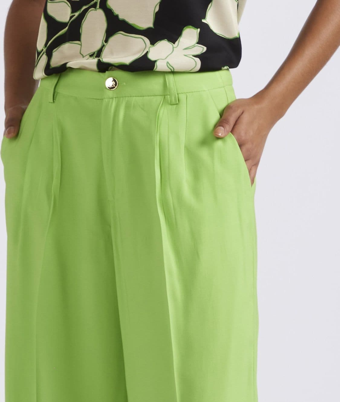 PANTALONE PALAZZO FLUIDO in Pantaloni 3A Moda Mare Sport - Bellaria Igea Marina, commercioVirtuoso.it