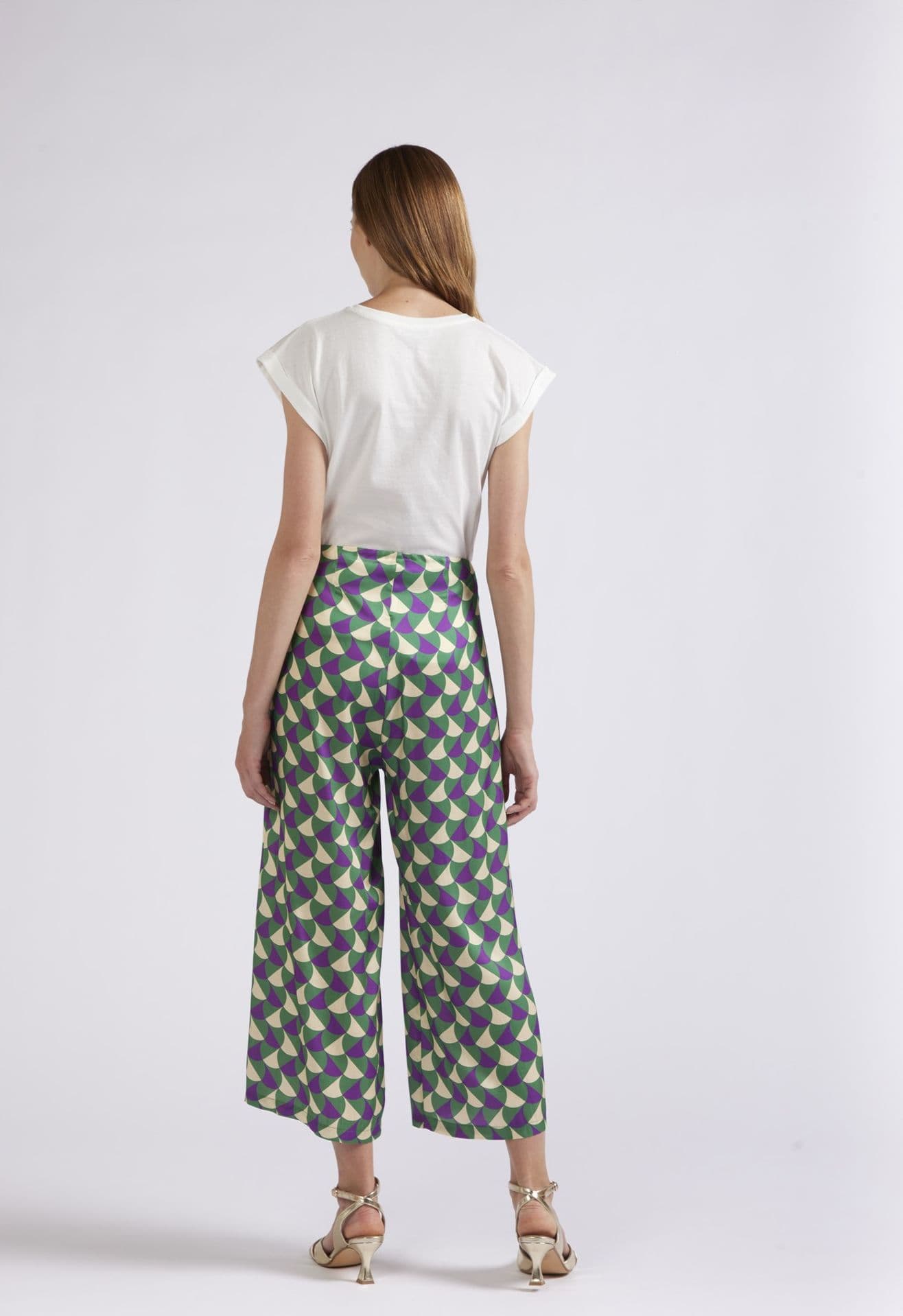 PANTALONE TIPO CULOTTE STAMPATO in Pantaloni 3A Moda Mare Sport - Bellaria Igea Marina, commercioVirtuoso.it