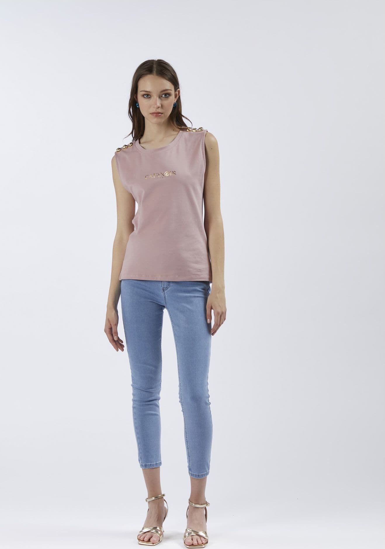 TSHIRT SMANICATA CON BOTTONI E STAMPA LOGO in T-shirt 3A Moda Mare Sport - Bellaria Igea Marina, commercioVirtuoso.it