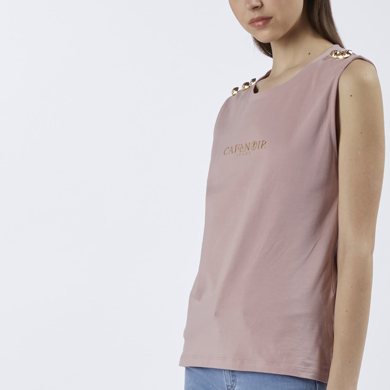 TSHIRT SMANICATA CON BOTTONI E STAMPA LOGO in T-shirt 3A Moda Mare Sport - Bellaria Igea Marina, commercioVirtuoso.it