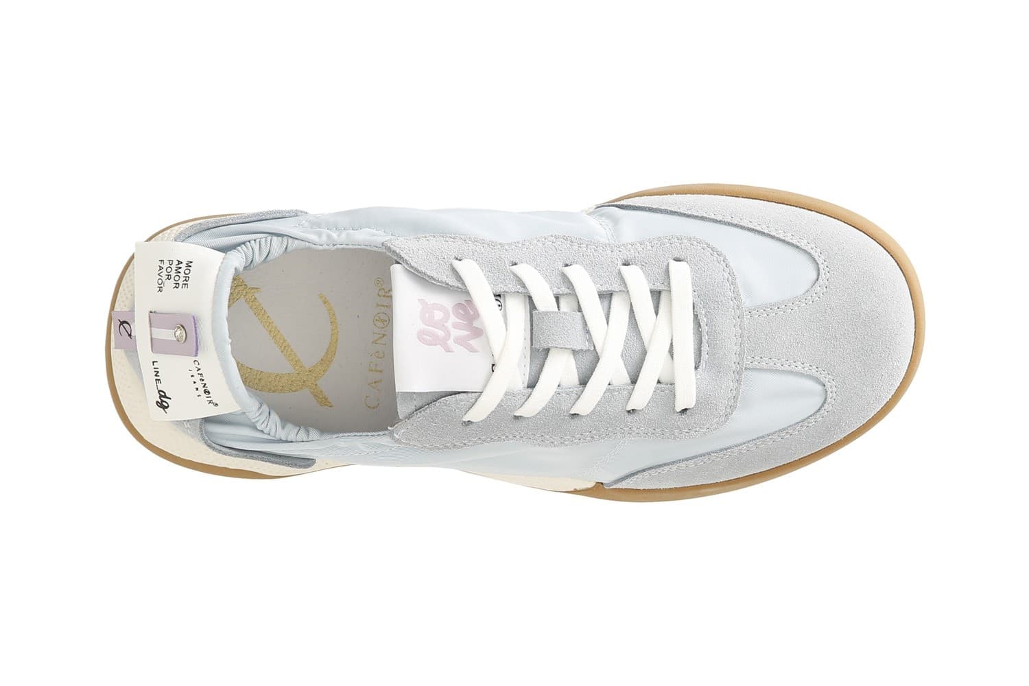 SNEAKERS ALLACCIATA IN TESSUTO NYLON E PELLE SCAMOSCIATA in Sneaker casual 3A Moda Mare Sport - Bellaria Igea Marina, commercioVirtuoso.it