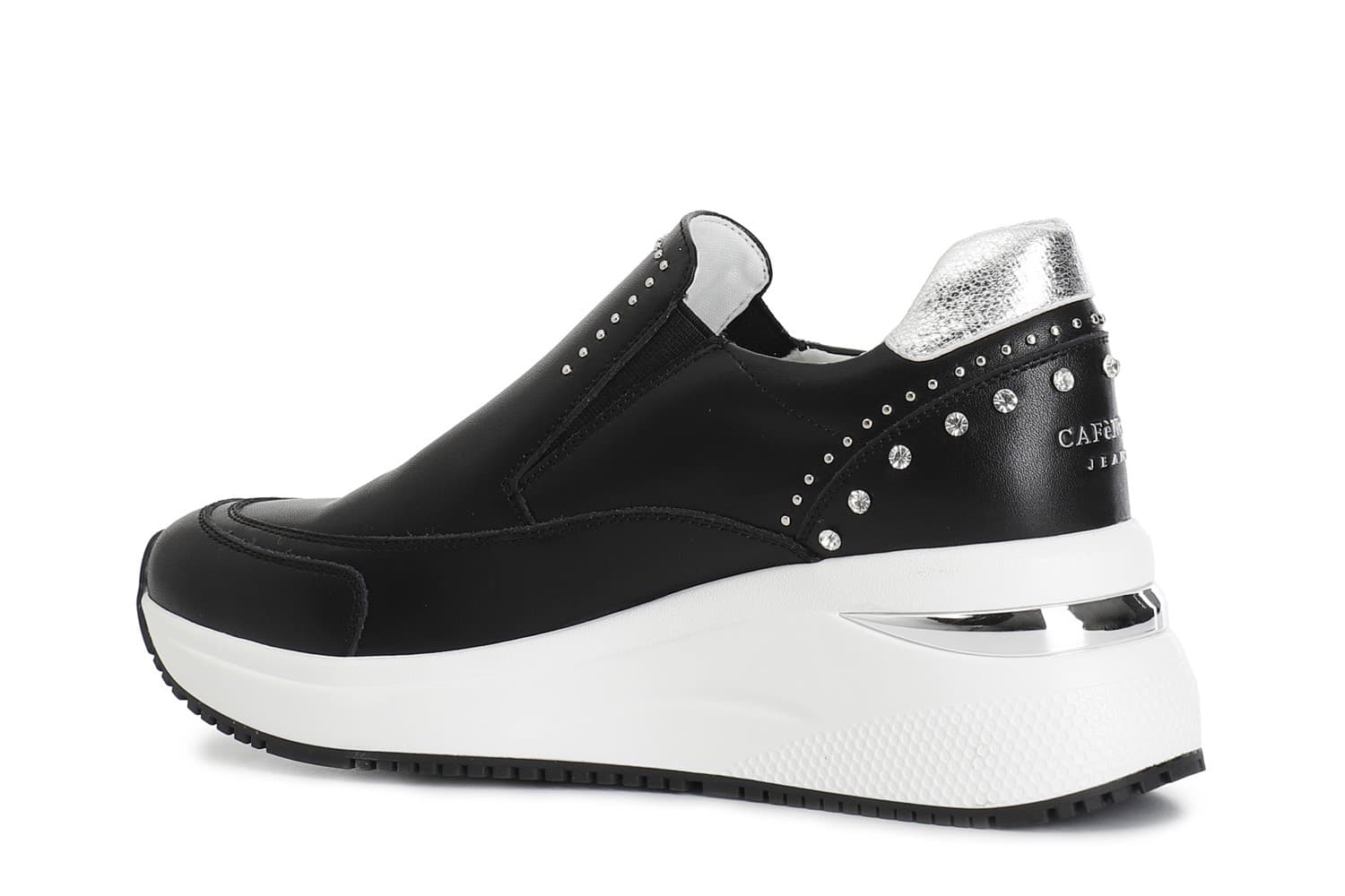 SLIP-ON CON BORCHIE E STRASS in Sneaker casual 3A Moda Mare Sport - Bellaria Igea Marina, commercioVirtuoso.it
