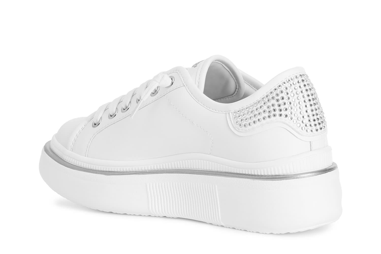 SNEAKER IN PELLE CON MICRO STRASS in Sneaker casual 3A Moda Mare Sport - Bellaria Igea Marina, commercioVirtuoso.it