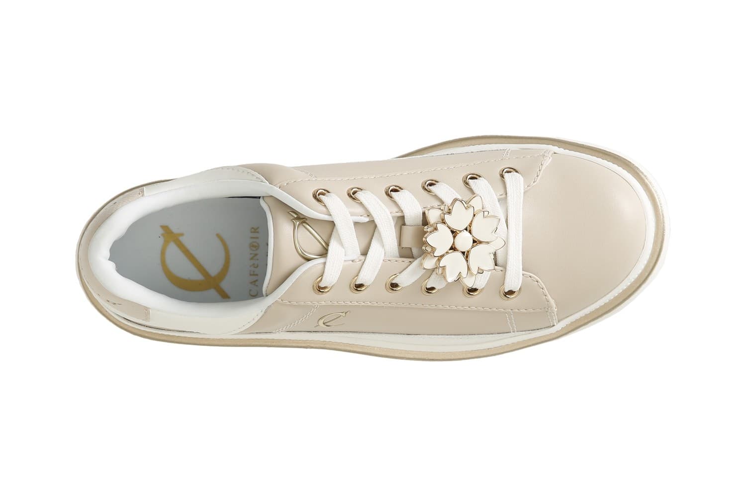 SNEAKER IN PELLE CON ACCESSORIO SMALTATO in Sneaker casual 3A Moda Mare Sport - Bellaria Igea Marina, commercioVirtuoso.it