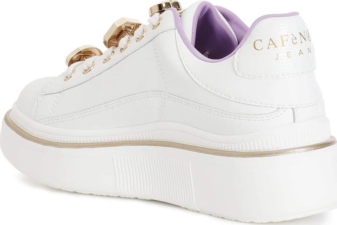SNEAKER IN PELLE CON ACCESSORI STRASS in Sneaker casual 3A Moda Mare Sport - Bellaria Igea Marina, commercioVirtuoso.it