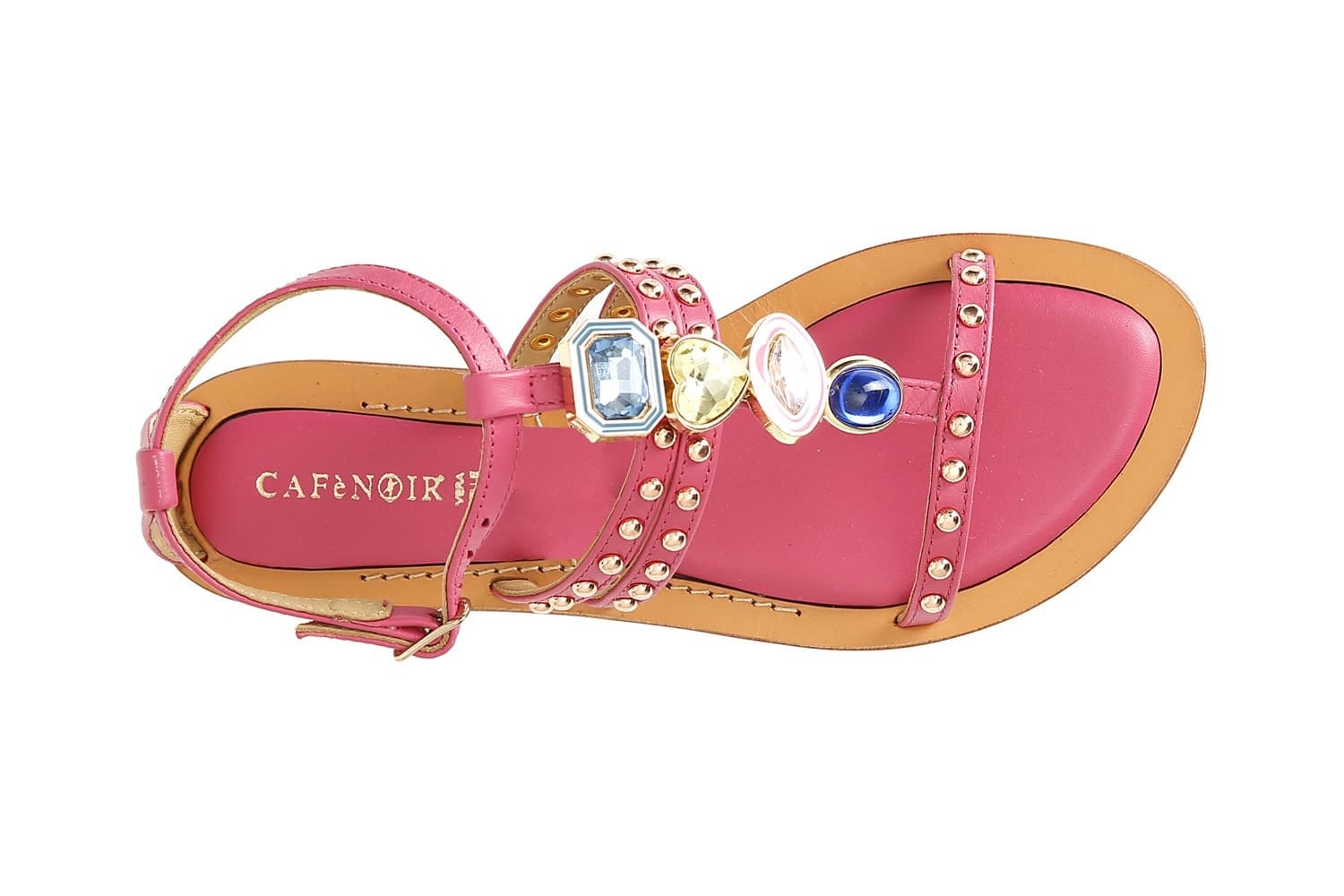 SANDALO A T IN NAPPA CON ACCESSORIO in Sandali moda 3A Moda Mare Sport - Bellaria Igea Marina, commercioVirtuoso.it
