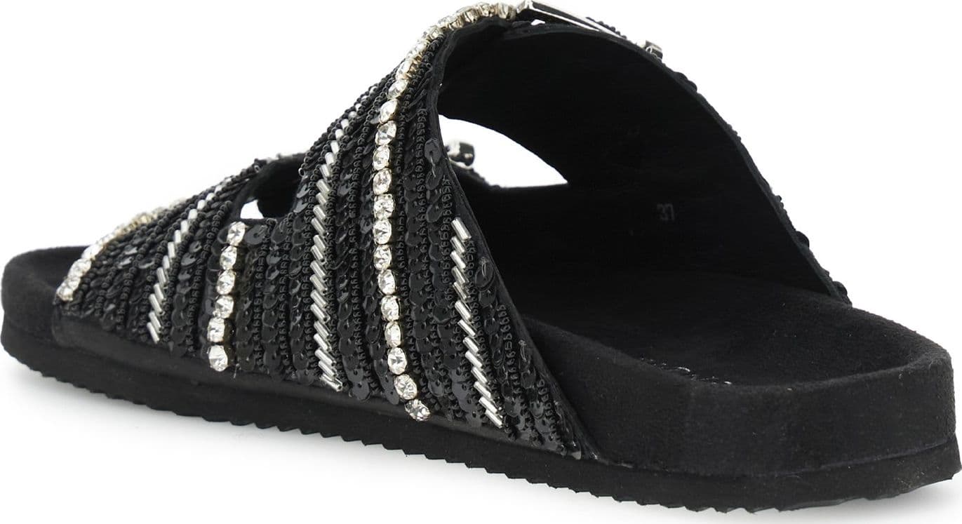 CIABATTA DOPPIA FIBBIA CON RICAMI in Pantofole 3A Moda Mare Sport - Bellaria Igea Marina, commercioVirtuoso.it