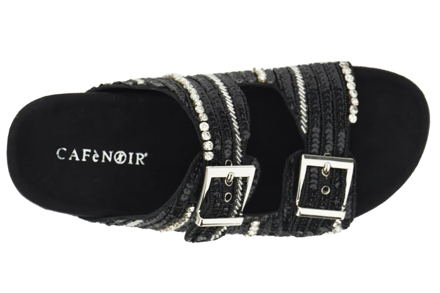 CIABATTA DOPPIA FIBBIA CON RICAMI in Pantofole 3A Moda Mare Sport - Bellaria Igea Marina, commercioVirtuoso.it