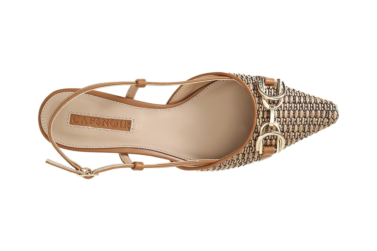 DÉCOLLETÉ BIMATERIALE CON MORSETTO in Scarpe col tacco 3A Moda Mare Sport - Bellaria Igea Marina, commercioVirtuoso.it