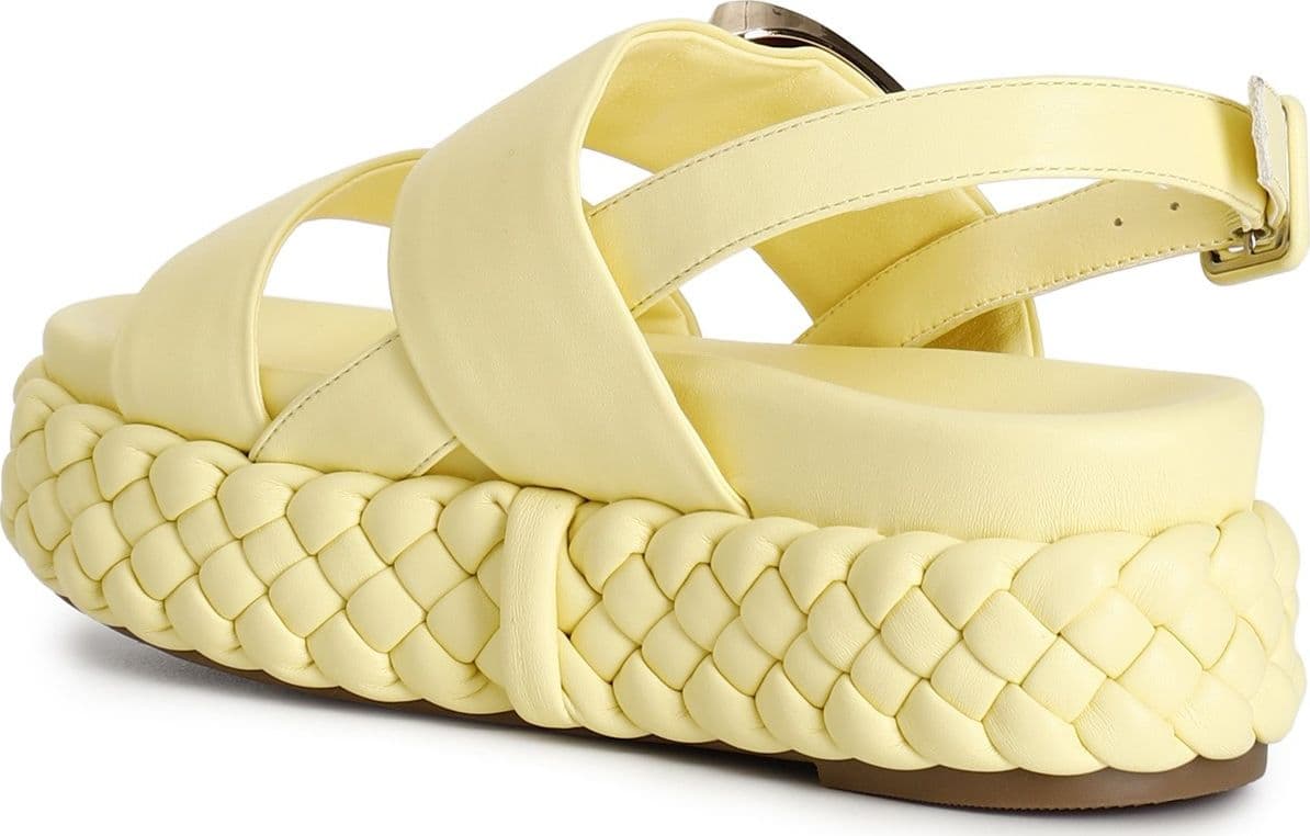 SANDALO DUE FASCE CON FONDO A TRECCIA EACCESSORIO in Sandali moda 3A Moda Mare Sport - Bellaria Igea Marina, commercioVirtuoso.it