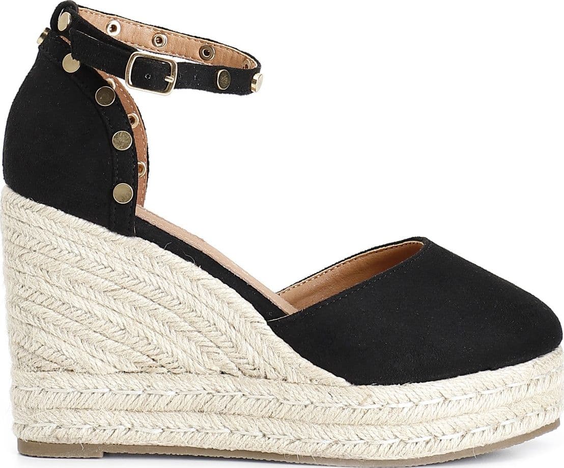 DÉCOLLETÉ IN MICROFIBRA CON BORCHE in Scarpe col tacco 3A Moda Mare Sport - Bellaria Igea Marina, commercioVirtuoso.it
