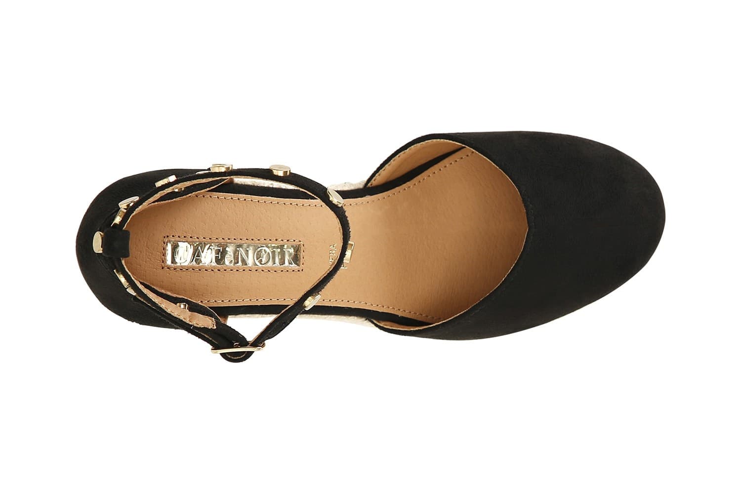 DÉCOLLETÉ IN MICROFIBRA CON BORCHE in Scarpe col tacco 3A Moda Mare Sport - Bellaria Igea Marina, commercioVirtuoso.it