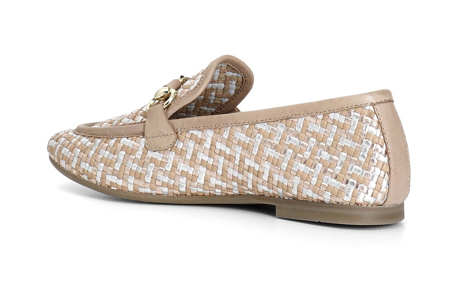 MOCASSINO IN PELLE INTRECCIATO CON MORSETTO in Scarpe da barca 3A Moda Mare Sport - Bellaria Igea Marina, commercioVirtuoso.it