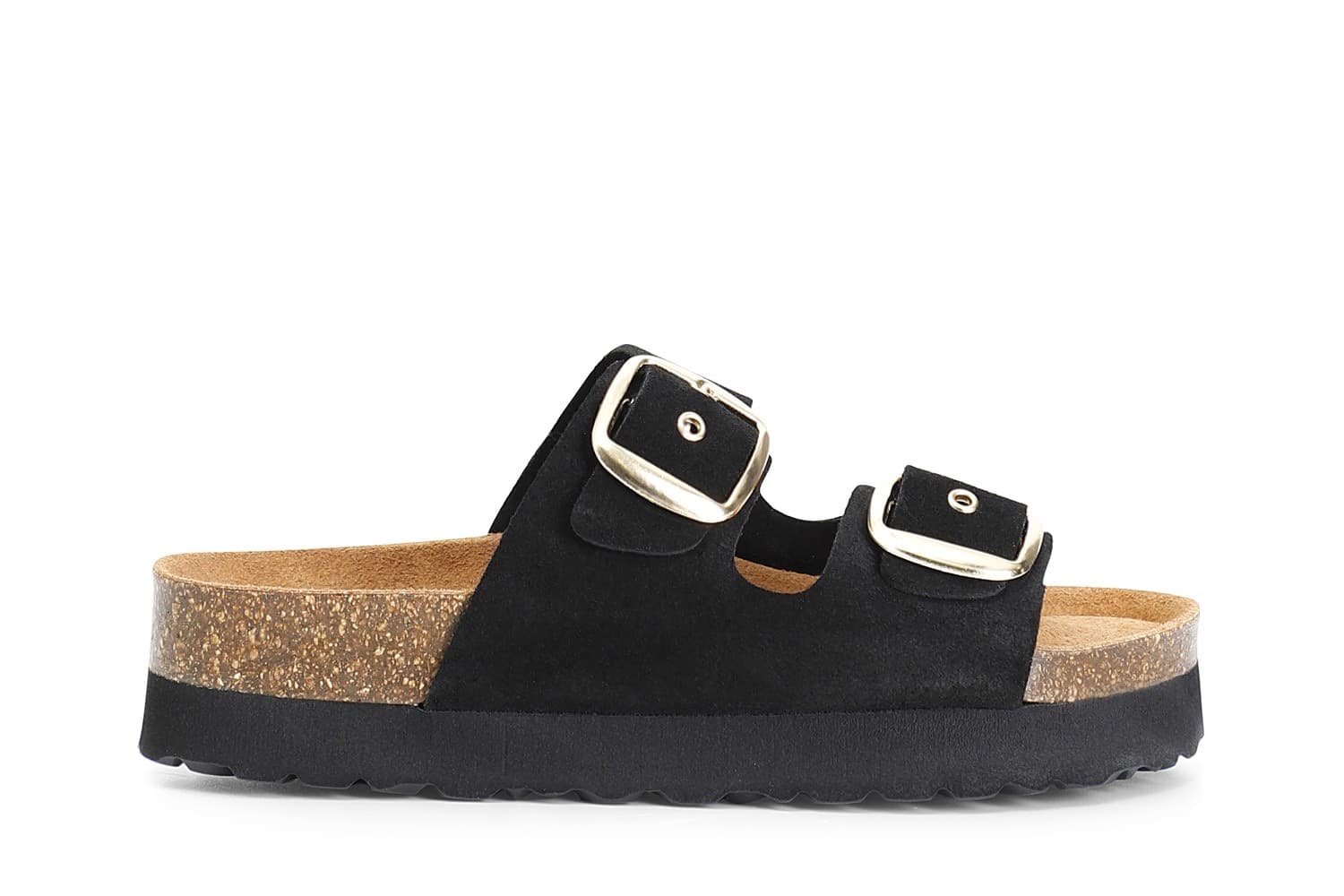 CIABATTA IN PELLE CON FIBBIE in Ciabatte moda 3A Moda Mare Sport - Bellaria Igea Marina, commercioVirtuoso.it