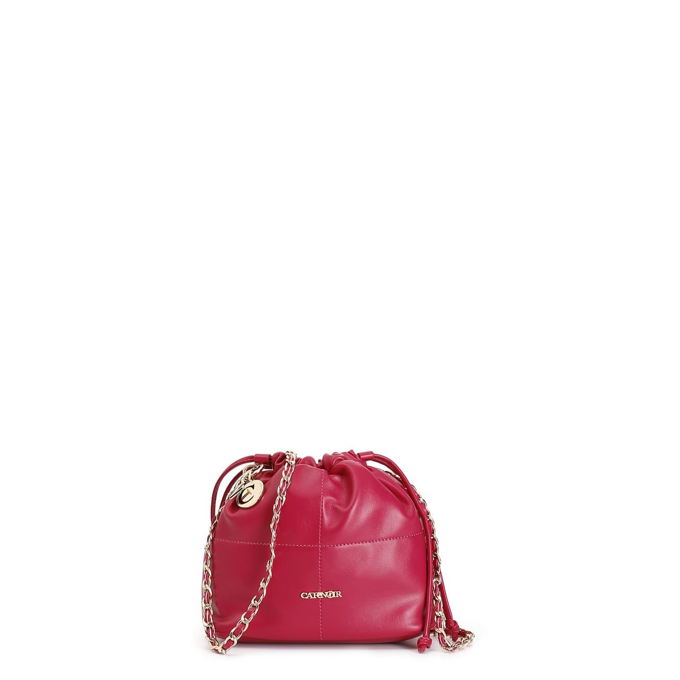 minibags con chiusura a coulisse e tracollina in catena con infilature in Borse a tracolla 3A Moda Mare Sport - Bellaria Igea Marina, commercioVirtuoso.it