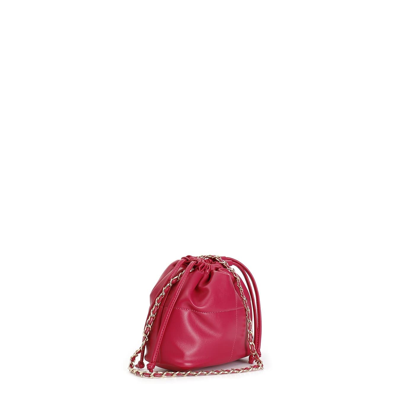 minibags con chiusura a coulisse e tracollina in catena con infilature in Borse a tracolla 3A Moda Mare Sport - Bellaria Igea Marina, commercioVirtuoso.it