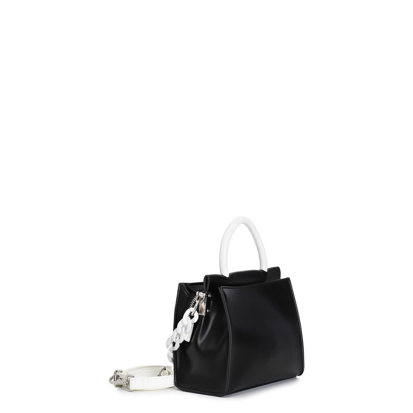 MINIBAG BICOLORE CON MANICO, DOPPIA TASCA .CON TRACOLLA IN PLASTICA E TRACOLLINA in Borse a tracolla 3A Moda Mare Sport - Bellaria Igea Marina, commercioVirtuoso.it