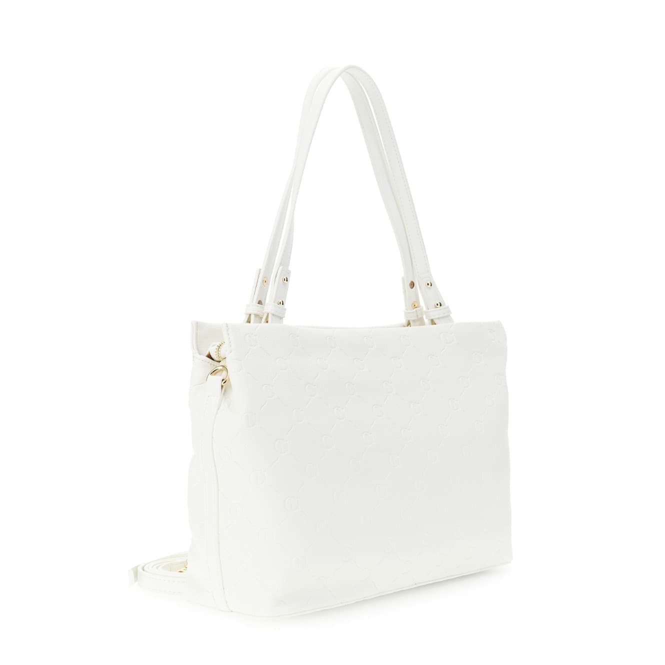 SHOPPING CON STAMPA MONOGRAM EMBOSSED CON TASCA CON PASSANTE E FIBBIA RIVESTITA, in Borse riutilizzabili per la spesa 3A Moda Mare Sport - Bellaria Igea Marina, commercioVirtuoso.it