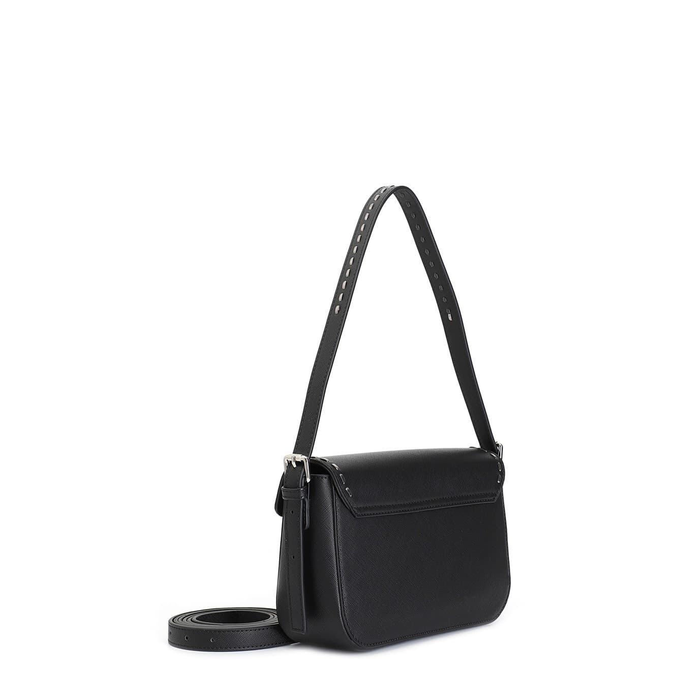 PATTINA IN SAFFIANO CON ACCESSORIO SMALTATO E MOTIVO DI INFILATURA METALLIZZATA in Tovagliette 3A Moda Mare Sport - Bellaria Igea Marina, commercioVirtuoso.it