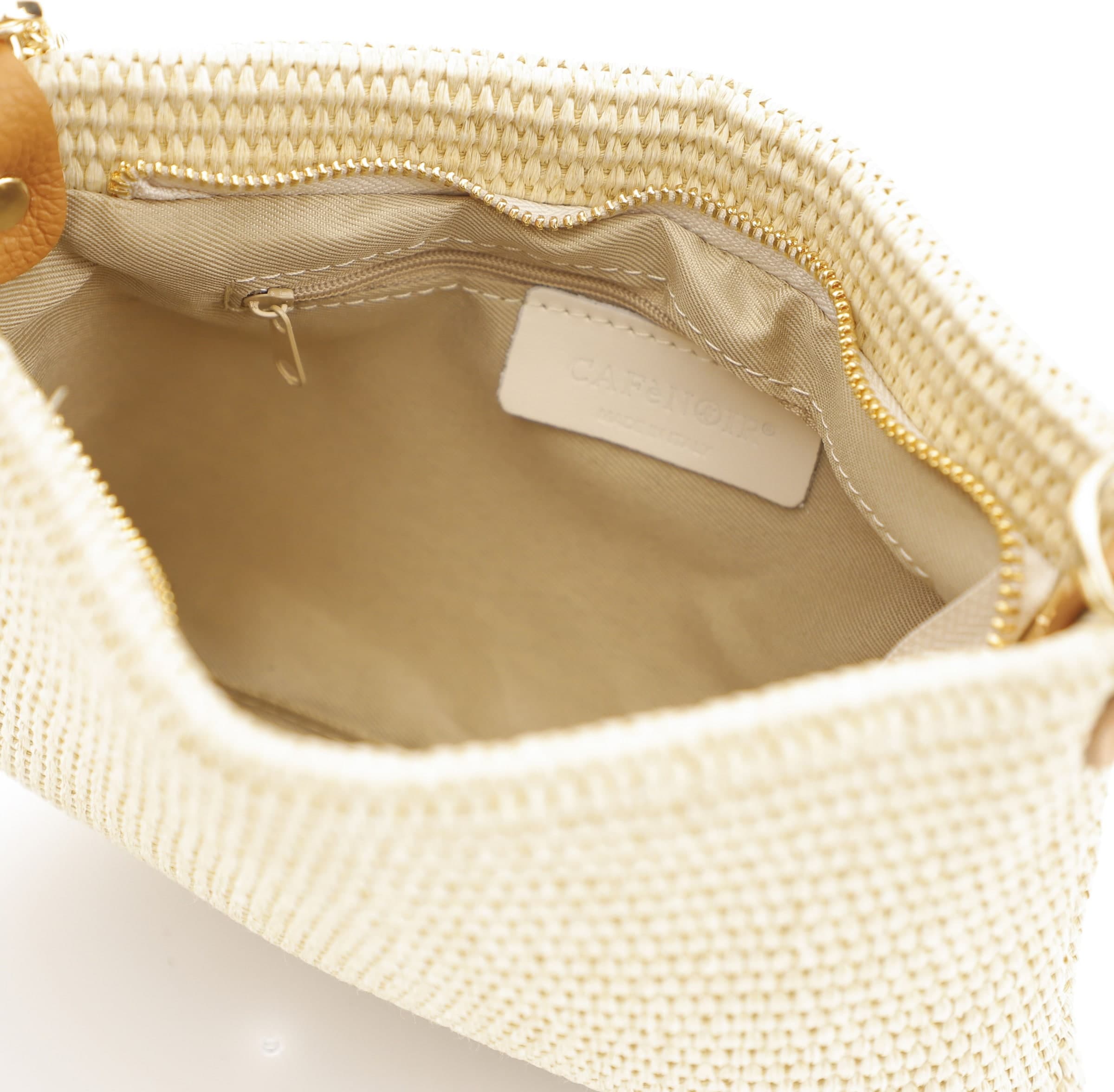 POCHETTE IN RAFFIA CON DOPPIA TARCOLLAIN CATENA in Pochette e Clutch 3A Moda Mare Sport - Bellaria Igea Marina, commercioVirtuoso.it