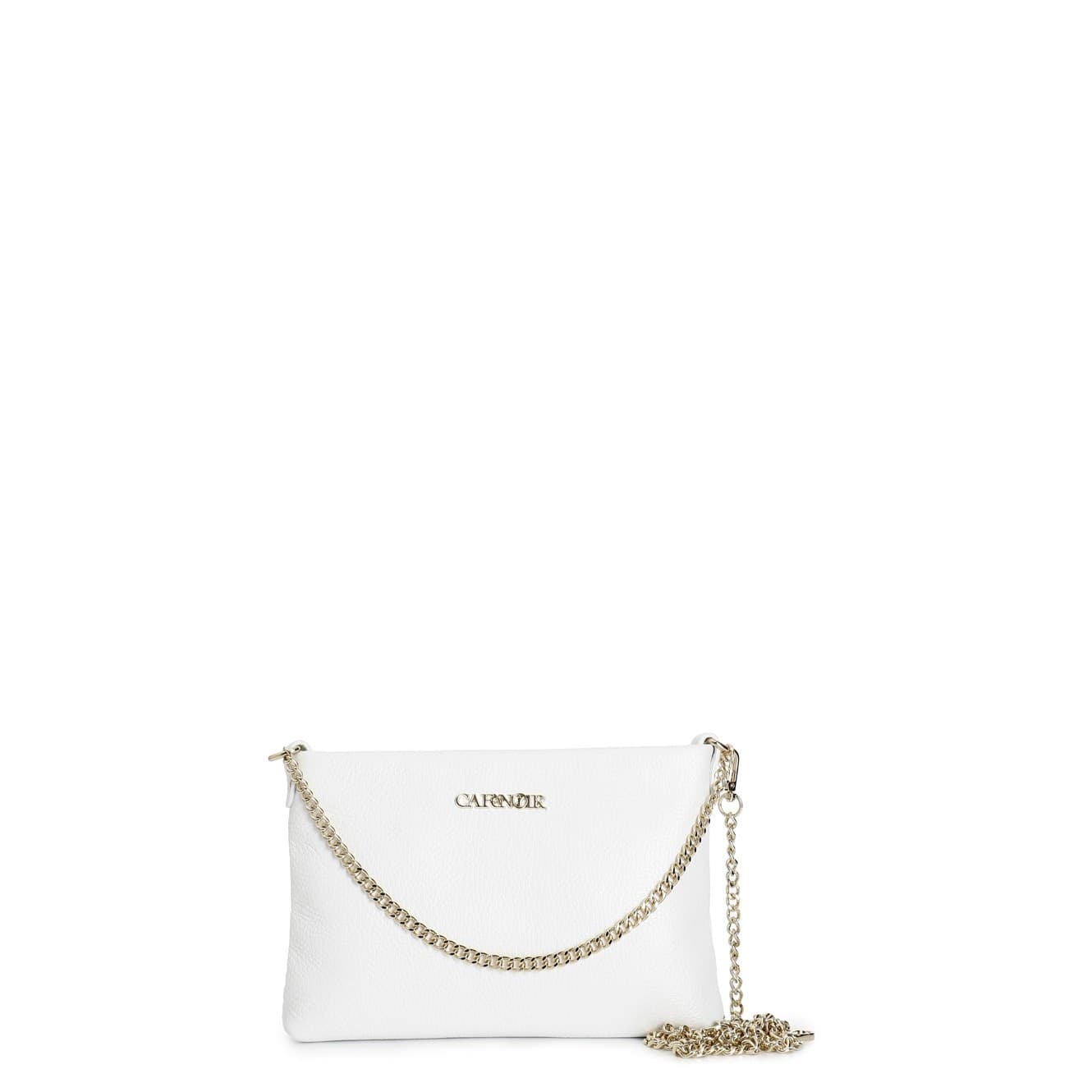 POCHETTE IN PELLE MARTELLATA CON DOPPIA TARCOLLA IN CATENA in Pochette e Clutch 3A Moda Mare Sport - Bellaria Igea Marina, commercioVirtuoso.it