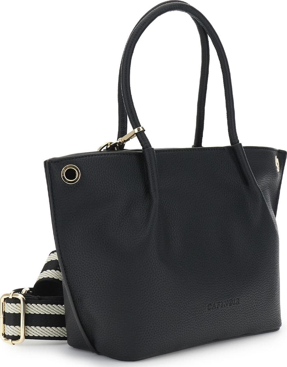 TOTE IN MATERIALE CON GRANA, TRACOLLA REMOVIBILE IN NASTRO E CHARM IN METALLO in Borse riutilizzabili per la spesa 3A Moda Mare Sport - Bellaria Igea Marina, commercioVirtuoso.it