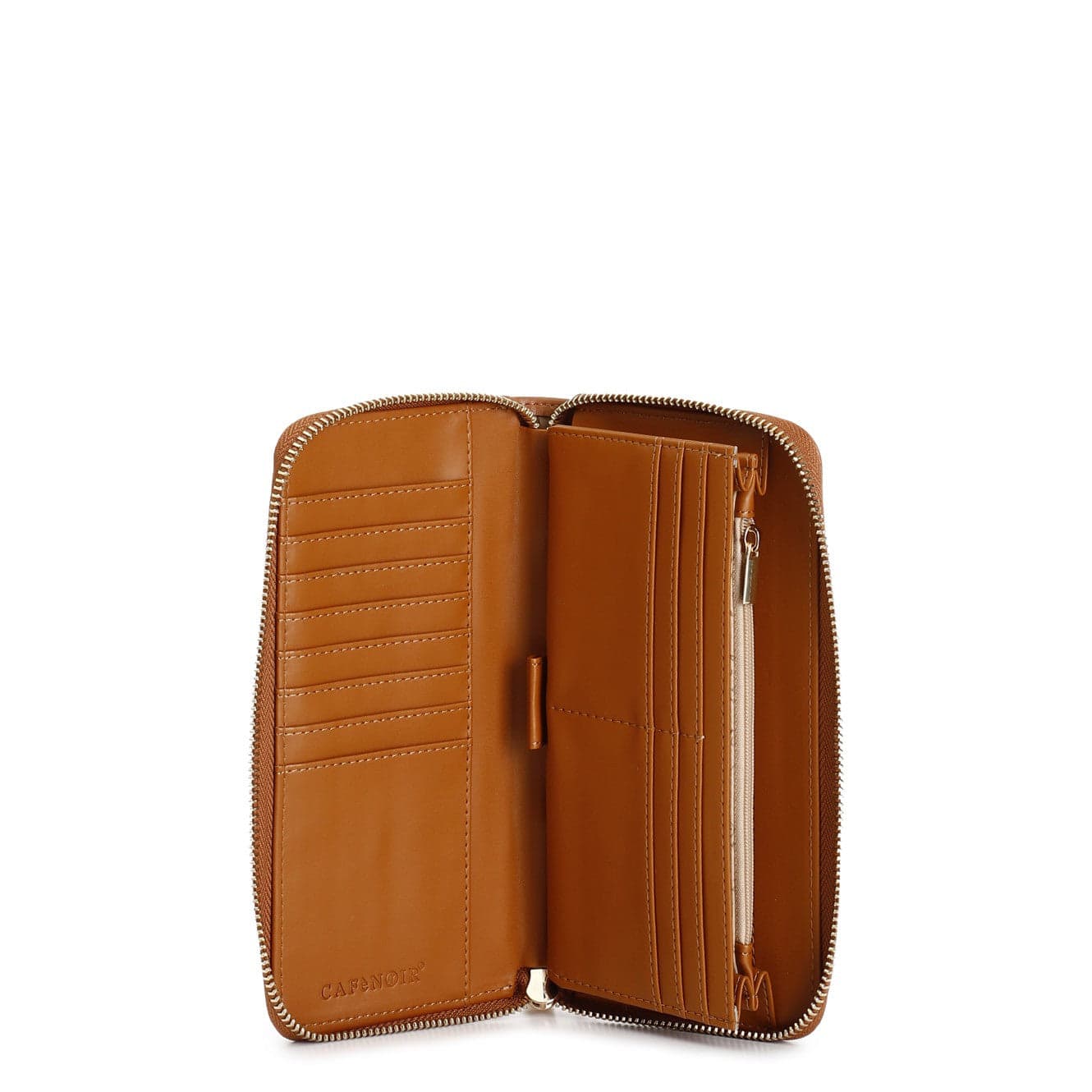 PORTAFOGLIO ZIP ROUND IN SAFFIANO STAMPATO MONOGRAM ACCESSORIO IN METALLOVETTI in Portafogli 3A Moda Mare Sport - Bellaria Igea Marina, commercioVirtuoso.it