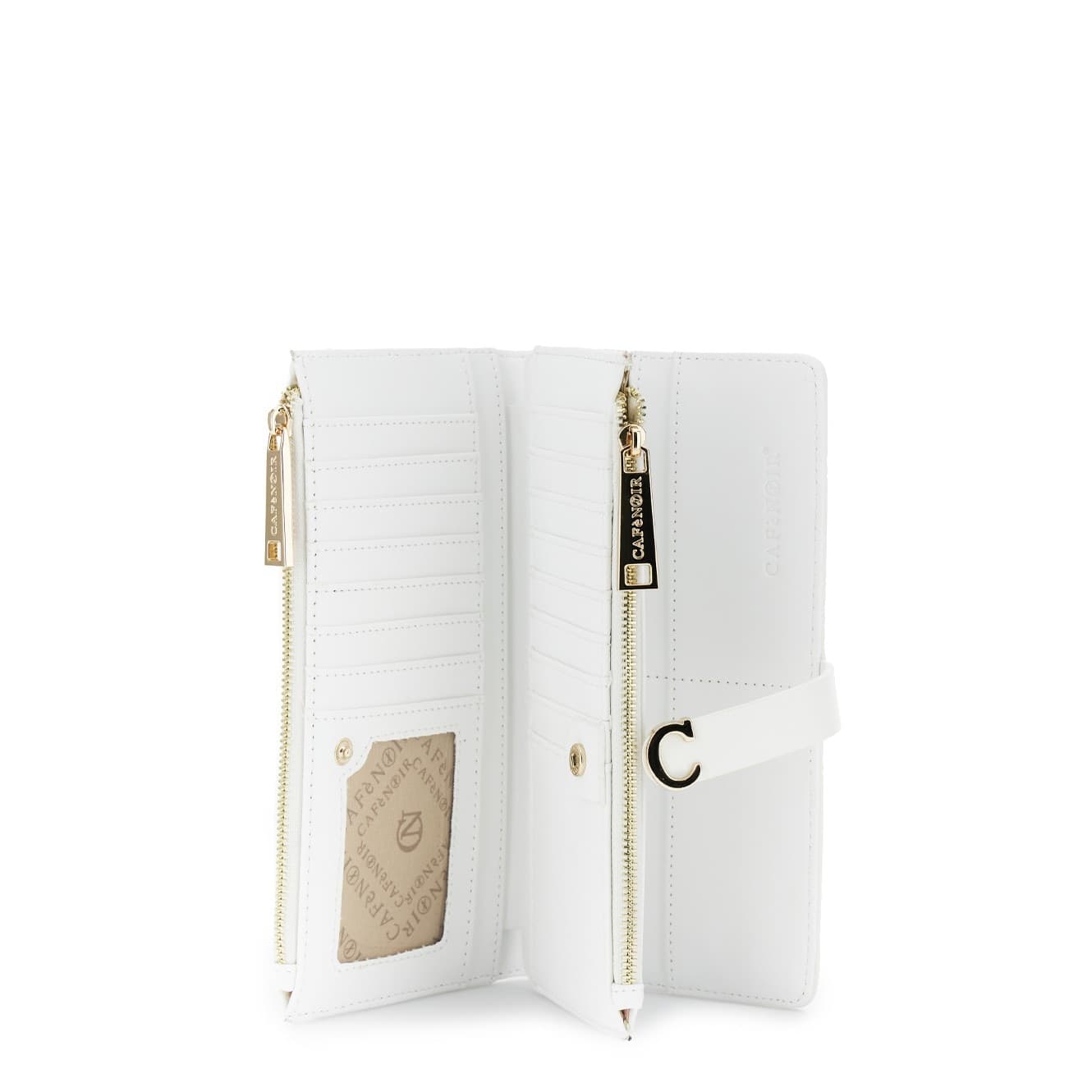 PORTAFOGLIO CON MONOGRAM EMBOSSED, TASCA SUL DAVANTI, 2 TASCHE CON ZIP in Portafogli 3A Moda Mare Sport - Bellaria Igea Marina, commercioVirtuoso.it