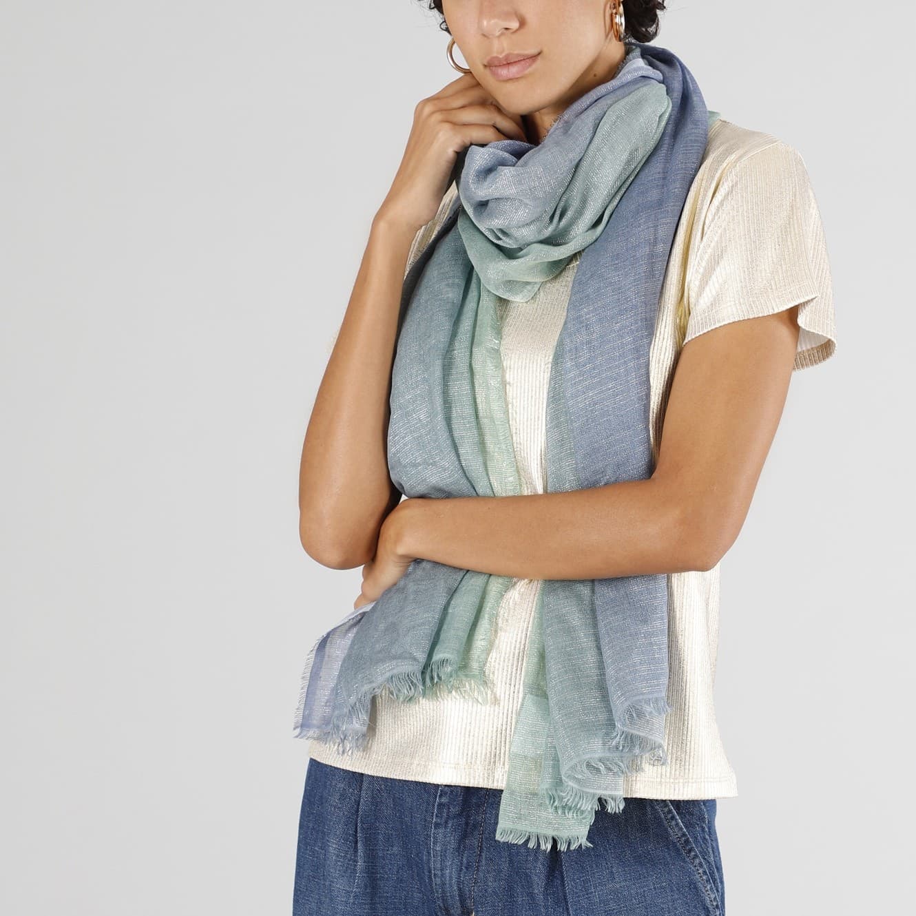 PASHMINA OPERATA in Sciarpe 3A Moda Mare Sport - Bellaria Igea Marina, commercioVirtuoso.it