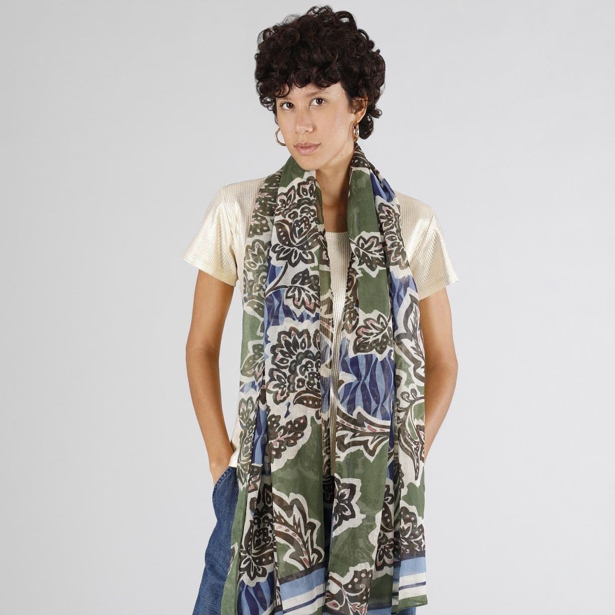 FOULARD STAMPATO in Sciarpe 3A Moda Mare Sport - Bellaria Igea Marina, commercioVirtuoso.it