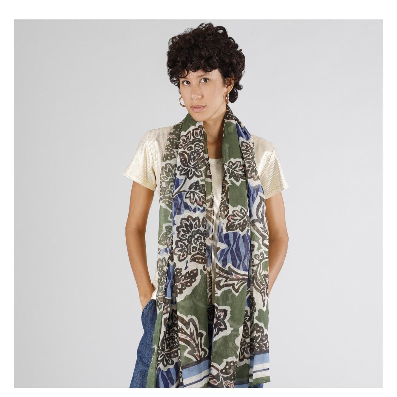 FOULARD STAMPATO in Sciarpe 3A Moda Mare Sport - Bellaria Igea Marina, commercioVirtuoso.it