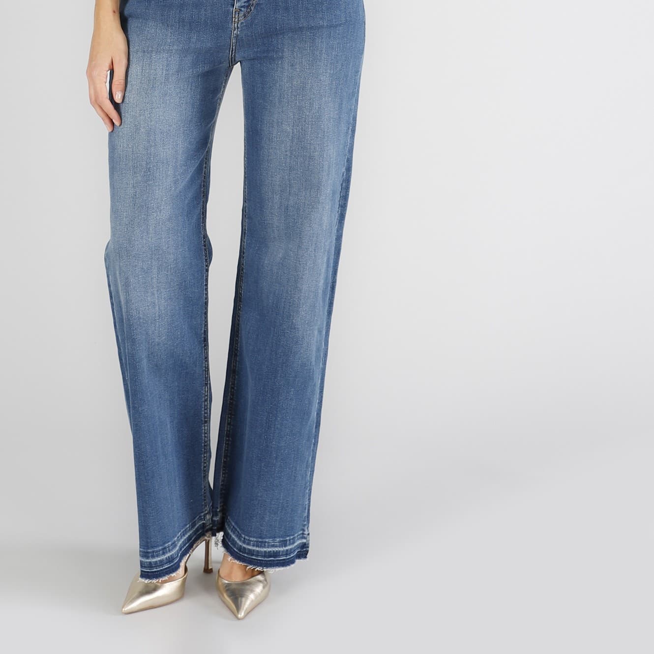 DENIM WIDE LEG in Jeans 3A Moda Mare Sport - Bellaria Igea Marina, commercioVirtuoso.it