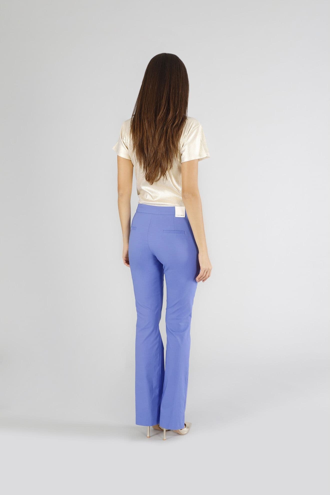 PANTALONE A ZAMPA TESSUTO SUPERSTRETCH in Pantaloni 3A Moda Mare Sport - Bellaria Igea Marina, commercioVirtuoso.it