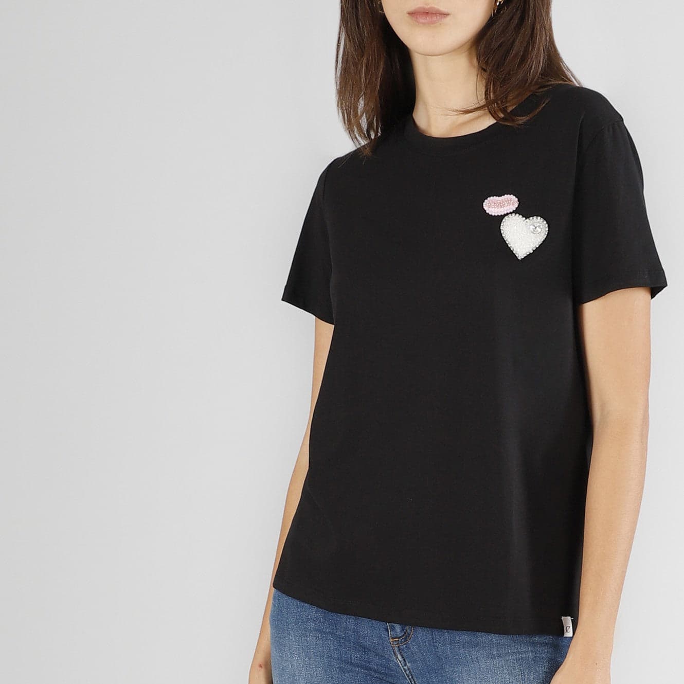 TSHIRT MANICA CORTA CON PATCH in T-shirt 3A Moda Mare Sport - Bellaria Igea Marina, commercioVirtuoso.it