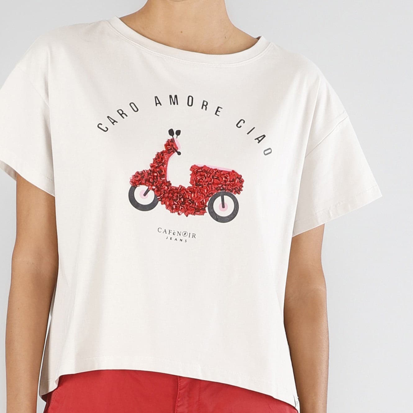 TSHIRT CARO AMORE CIAO in  3A Moda Mare Sport - Bellaria Igea Marina, commercioVirtuoso.it