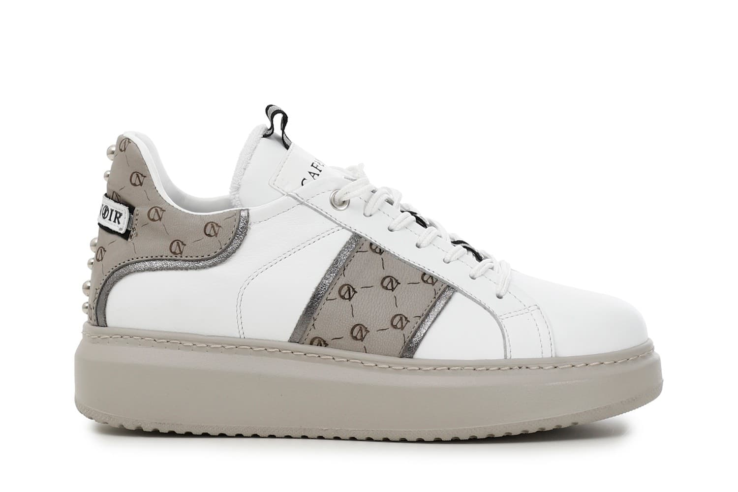 SNEAKERS IN PELLE CON RIPORTI LOGO in Sneaker casual 3A Moda Mare Sport - Bellaria Igea Marina, commercioVirtuoso.it