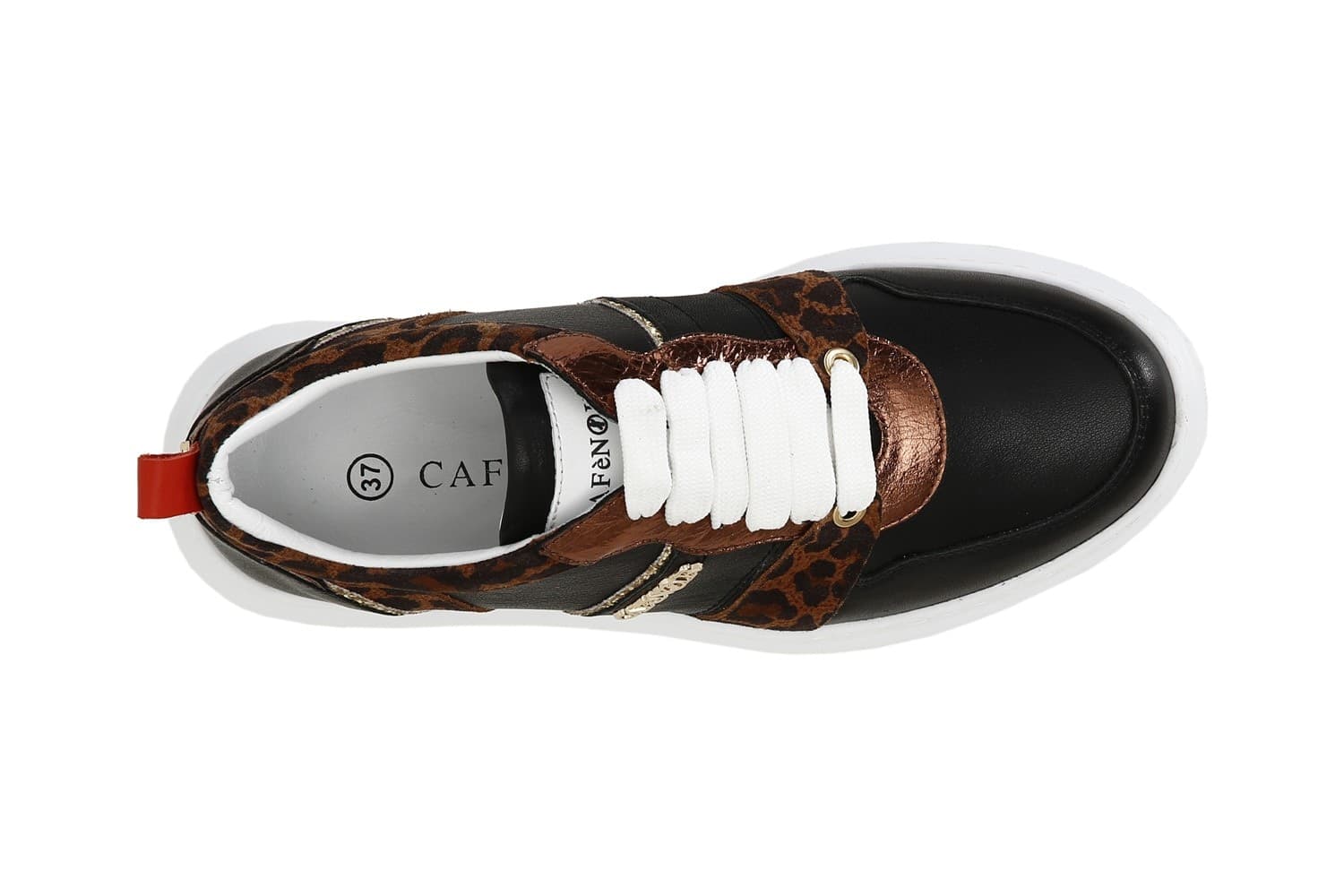 SNEAKERS IN PELLE CON RIPORTI STAMPA MACULATA in Sneaker casual 3A Moda Mare Sport - Bellaria Igea Marina, commercioVirtuoso.it
