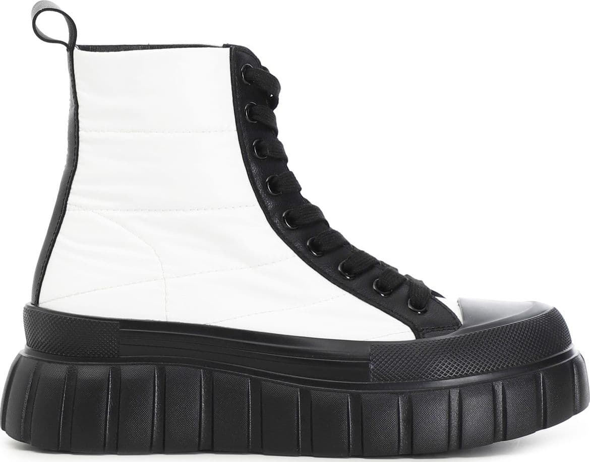 TRONCHETTO ALLACIATO IN TESSUTO LAMINATO TRAPUNTATO in Scarpe col tacco 3A Moda Mare Sport - Bellaria Igea Marina, commercioVirtuoso.it
