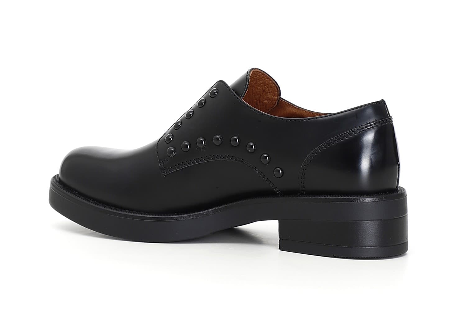 DERBY IN SIMILPELLE SPAZZOLATA CON BORCHIE in Oxford e Derby 3A Moda Mare Sport - Bellaria Igea Marina, commercioVirtuoso.it