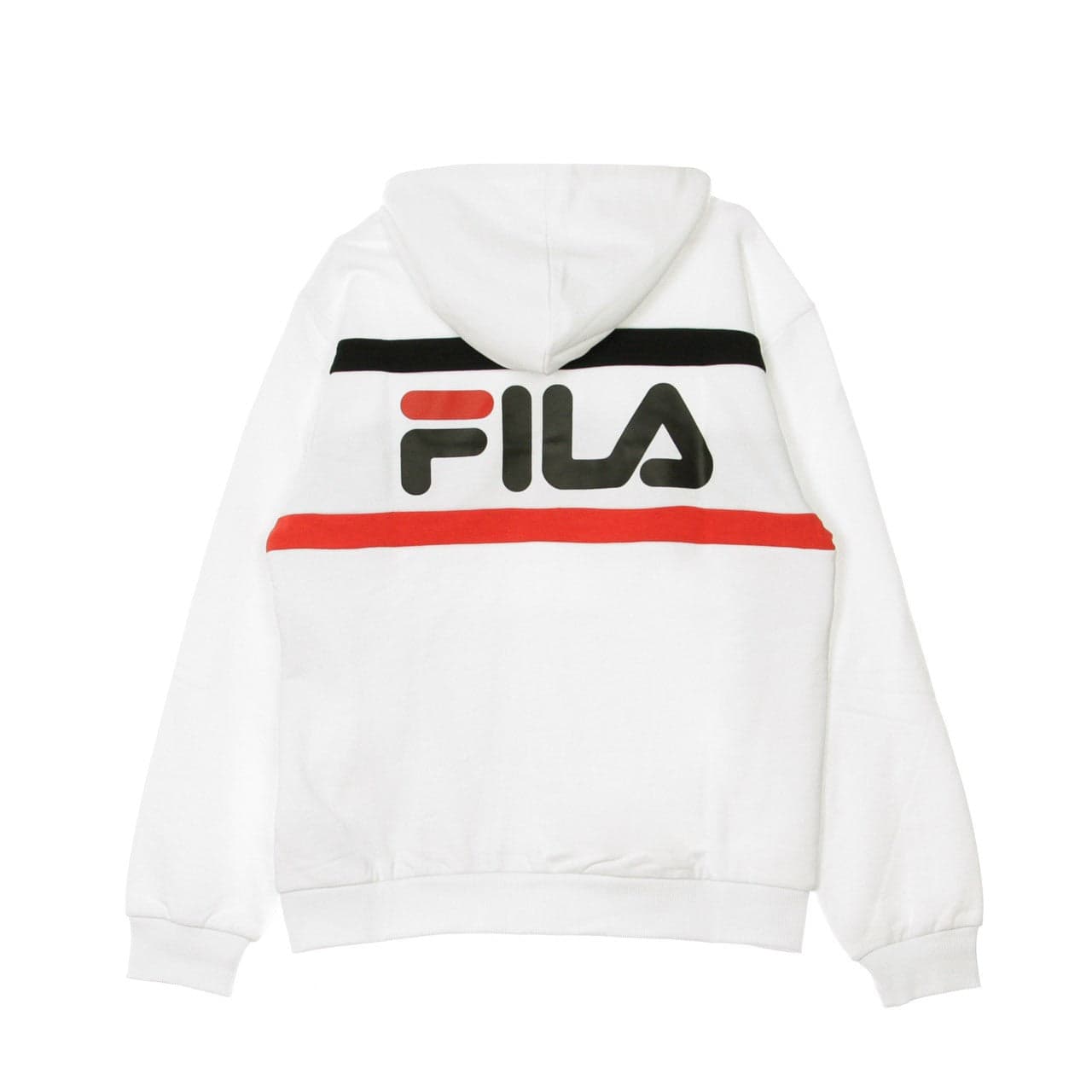 FILA Felpa Cappuccio Uomo Radomir Hoody Bright White/black/true Red da uomo in Felpe con cappuccio Drestige - Casamassima, commercioVirtuoso.it