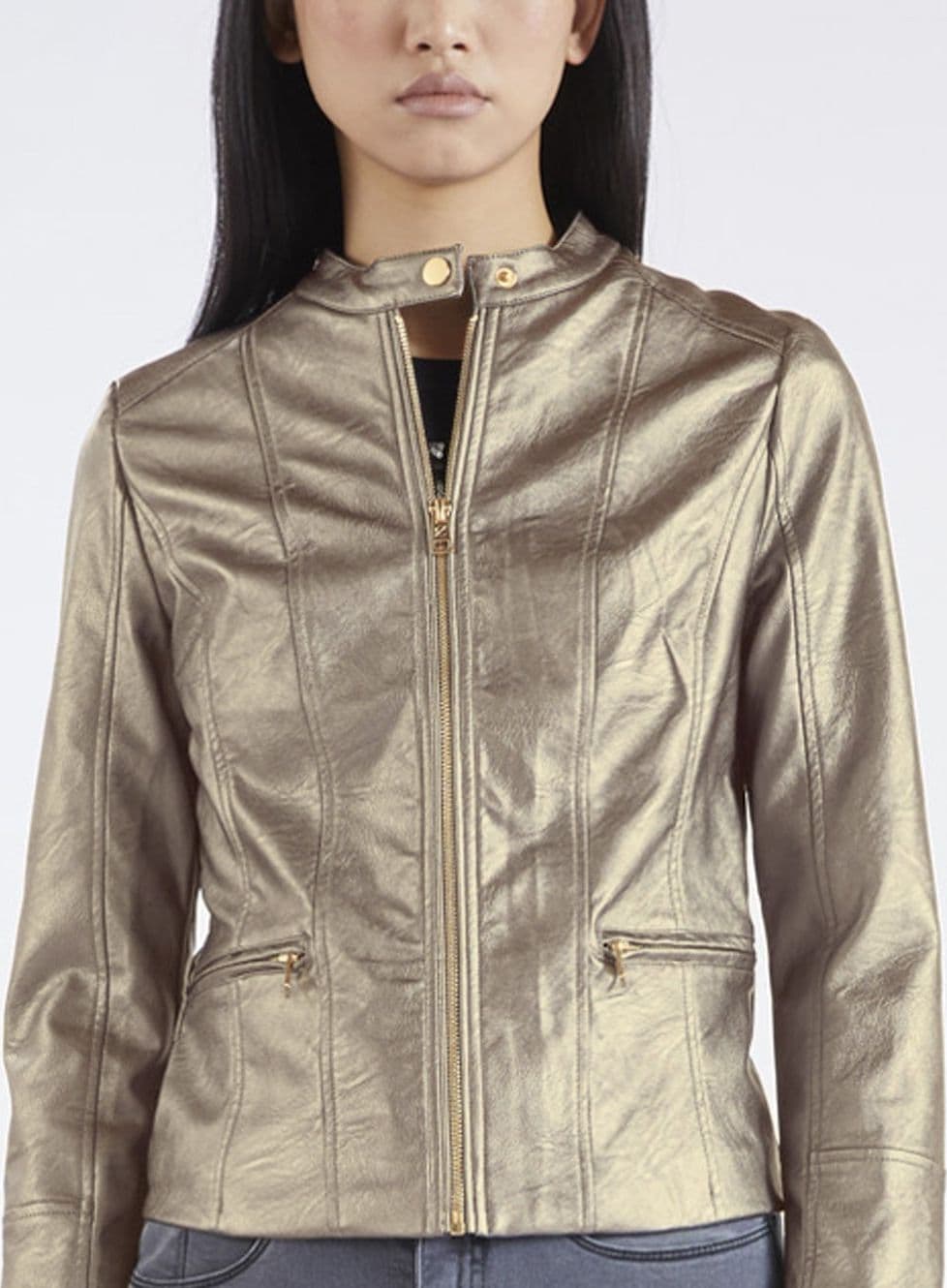 BIKER SIMILPELLE LAMINATO in Giacche 3A Moda Mare Sport - Bellaria Igea Marina, commercioVirtuoso.it