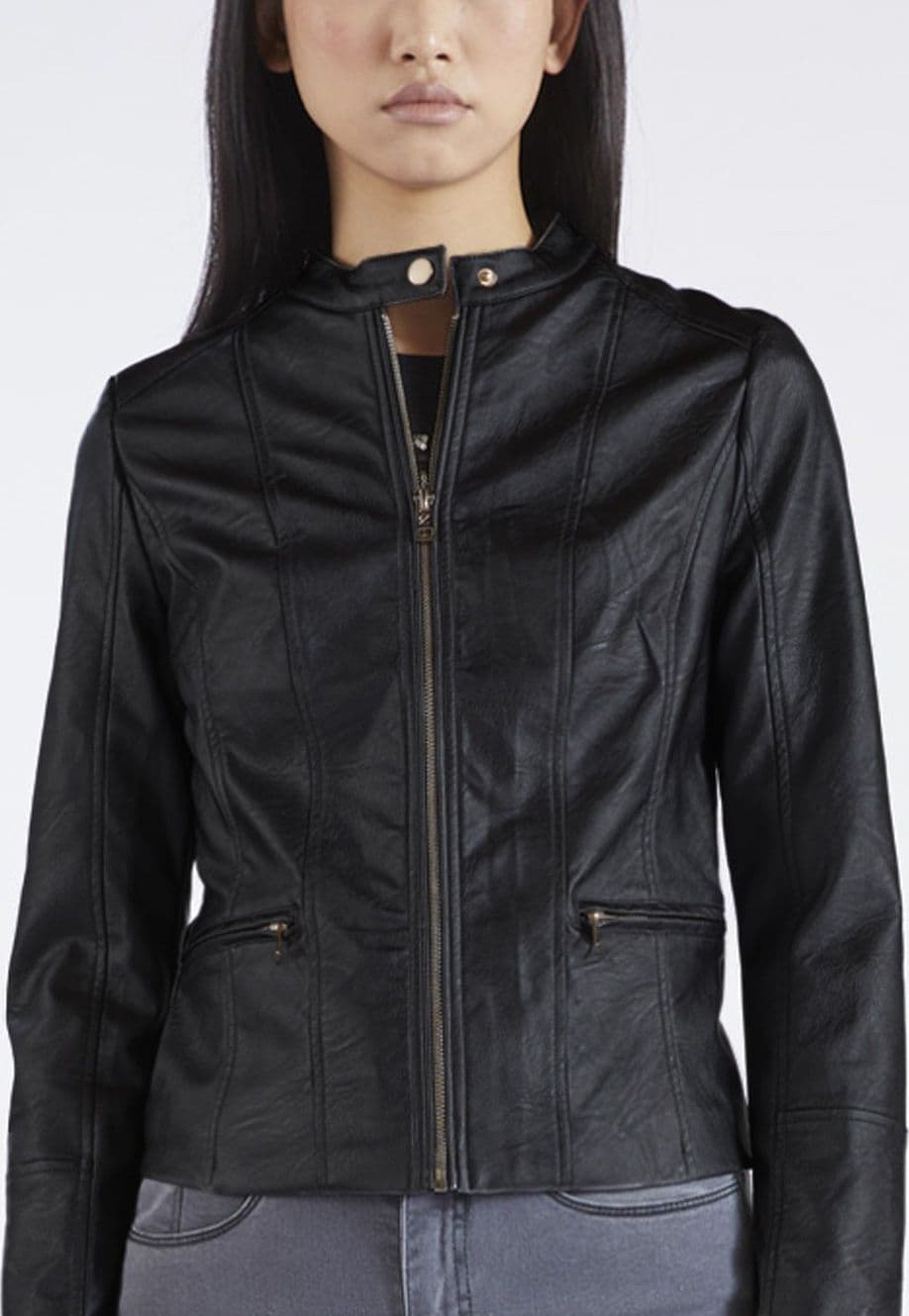 BIKER SIMILPELLE LAMINATO in Giacche 3A Moda Mare Sport - Bellaria Igea Marina, commercioVirtuoso.it
